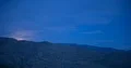 4K Cine dusk transition full moon rise day to night over mountains with cloud 4k or 4k+ Resolution