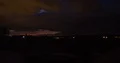 4K Cine sunset lightning storm over mountain ridge time lapse 4k or 4k+ Resolution