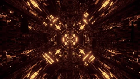 4k cinematic abstract light rays motion background video footage Vídeo Stock 303133424