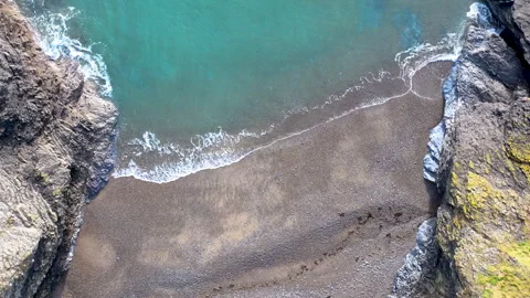 4K cinematic drone footage capturing Portrane coastline in County Dublin_94 Stock Footage 330890976
