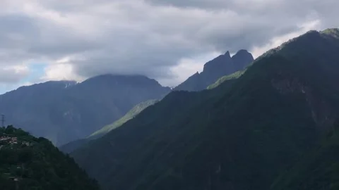 4K Cinematic Nature B-Roll: Epic Sunsets, Barren Mountains &amp;amp; Green Peaks Stock Footage 336867449