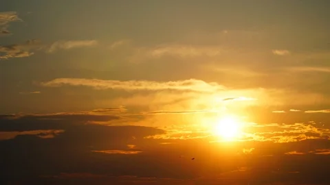 4k Cinematic Sunset Clouds Time Lapse Video stock 107947589