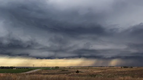 4K Cinematic Supercell Storm Timelapse - Prores Stock Footage 319859332