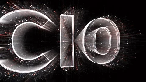 4k CIO word cloud,chief information officer,binary computer code. Stock Footage 235102934