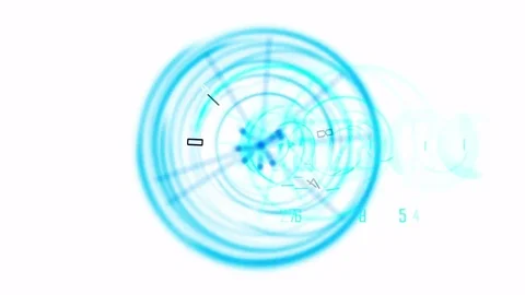 4k Circle figures time clocks busy wheels trade finance channel number space. 動画素材 71338587
