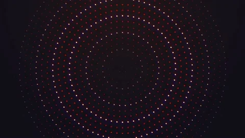 4K Circle Light Background Orange Color Stock Footage 147090147