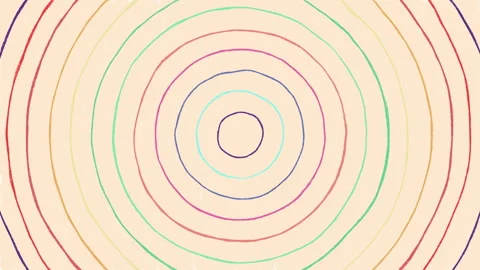 4K Circle pencil line drawing background. Stock Footage 274462274