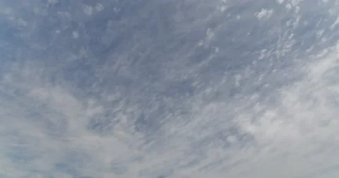 4K Cirrocumulus Clouds Timelapse looking north Stock Footage 65237774