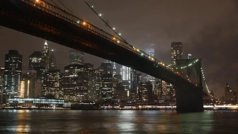 4k City Timelapse Night Stock Footage 83791732