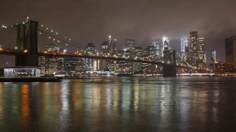 4k City Timelapse Night Stock Footage 83791733