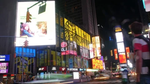 4k City Timelapse Night Stock Footage 83792079