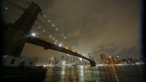 4k City Timelapse Night Stock Footage 83792086
