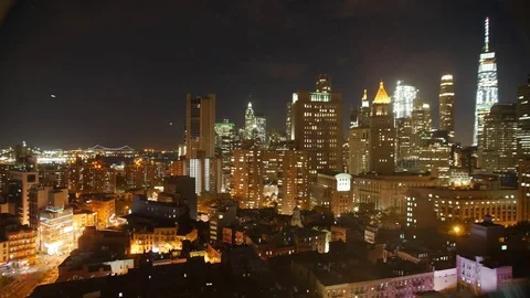 4k City Timelapse Night Stock Footage 83793089