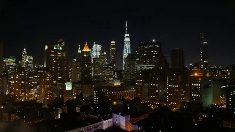 4k City Timelapse Night Stock Footage 83793241