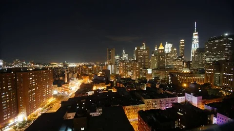 4k City Timelapse Night Stock Footage 83793308