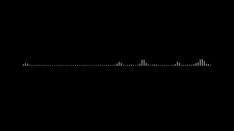 4k clean digital audio waveform frequency bars reactive graphic looping on .. 스톡 동영상 346072128