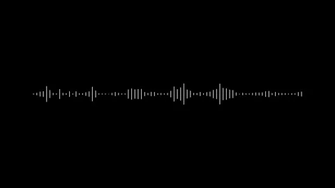 4k clean digital sound wave frequency bar reacting to rhythm on dark motion.. 스톡 동영상 346072092