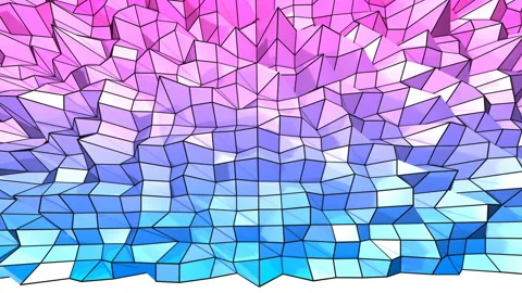 4k clean low poly animated background in... | Stock Video | Pond5