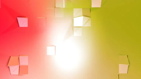 4k clean low poly animated background in... | Stock Video | Pond5