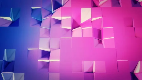 4k clean low poly animated background in... | Stock Video | Pond5