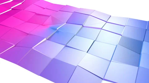 4k clean low poly animated background in... | Stock Video | Pond5