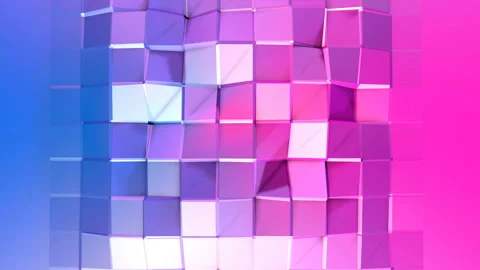 4k clean low poly animated background in... | Stock Video | Pond5