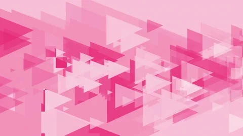 4k Clean Pink Triangles Abstract Background Animation Seamless Loop. Stock Footage 55278078