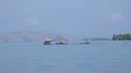 4k Cliff peaks rocks showing out of water surface near islands 4k or 4k+ Resolution