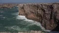 4k Cliffs and beautiful coastline panning at Portugal tourism spot Sagres 4k or 4k+ Resolution