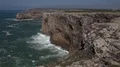 4k Cliffs and wide beautiful coastline at Portugal southern tourism spot Sagres 4k or 4k+ Resolution