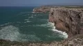 4k Cliffs and wide beautiful coastline at Portugal southern tourism spot Sagres 4k or 4k+ Resolution