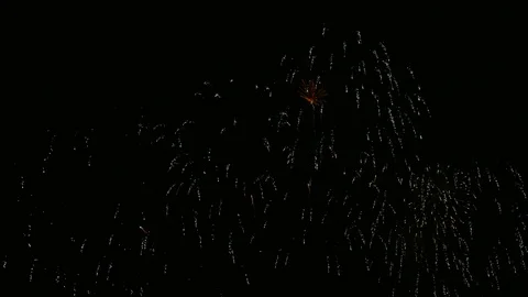 4K clip Beautiful Firework display Stock Footage 109343187