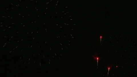 4K clip Beautiful Firework display Stock Footage 111521050