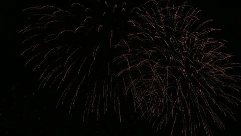 4K clip Beautiful Firework display Video stock 117040651