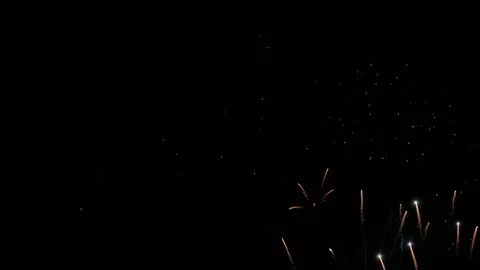4K clip Beautiful Firework display Stock Footage 119462000