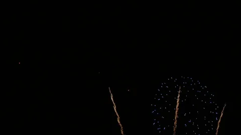 4K clip Beautiful Firework display Video stock 121067039