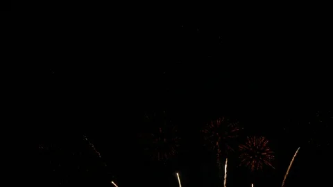4K clip Beautiful Firework display Stock Footage 121494212