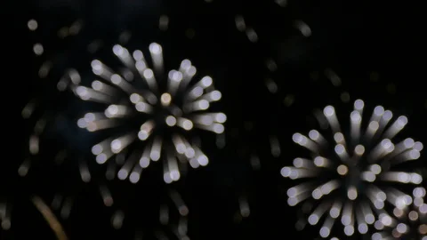 4K clip Beautiful Firework display Stock Footage 121494399