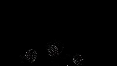 4K clip Beautiful Firework display Stock Footage 121704608