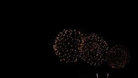 4K clip Beautiful Firework display Stock Footage 121784466