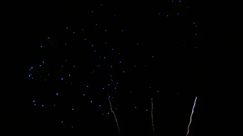 4K clip Beautiful Firework display Stock Footage 121996068