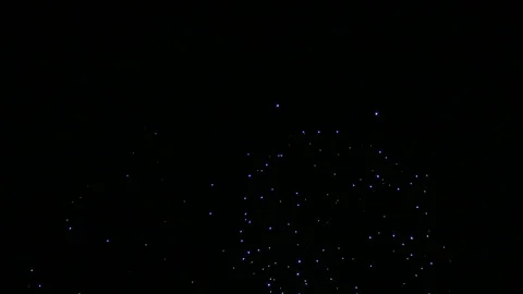 4K clip Beautiful Firework display Stock Footage 121996257