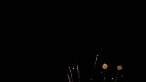 4K clip Beautiful Firework display Stock Footage 124238845
