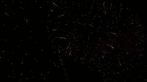 4K clip Beautiful Firework display Stock-Footage 125547422