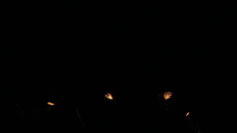 4K clip Beautiful Firework display Stock Footage 127268462