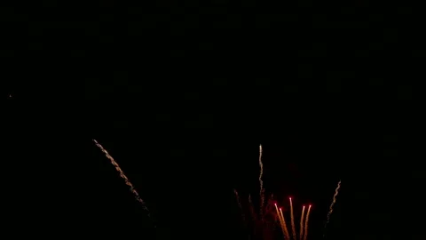 4K clip Beautiful Firework display Stock Footage 132544644