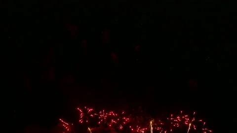 4K clip Beautiful Firework display Video stock 139124264