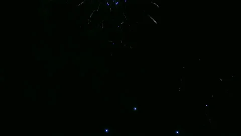 4K clip Beautiful Firework display Stock Footage 140626680