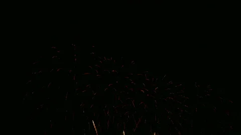 4K clip Beautiful Firework display Stock Footage 144232028
