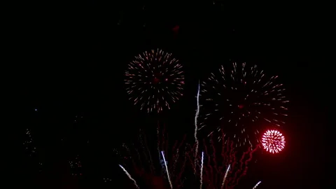 4K clip Beautiful Firework display Stock Footage 150673330